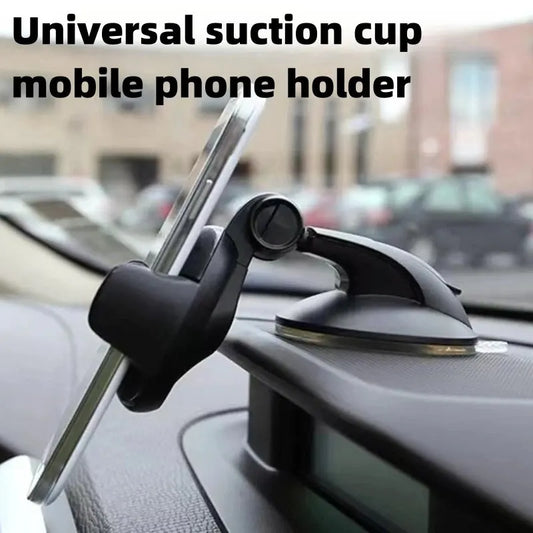 Universal Car Phone Holder – Windshield & Dashboard Mount | Adjustable Cell Phone Stand for All Smartphones