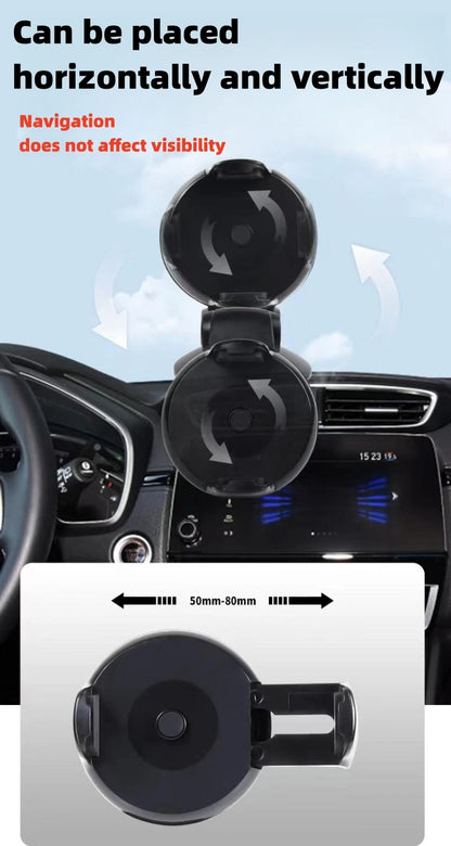 Universal Car Phone Holder – Windshield & Dashboard Mount | Adjustable Cell Phone Stand for All Smartphones