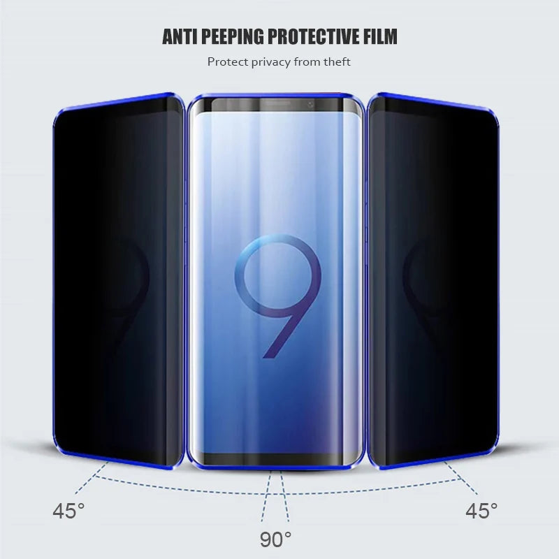 Anti-Peeping Magnetic Case for Samsung – Double-Sided Tempered Glass Privacy Cover | Fits S25, S24, S23, S22, S21 Ultra, Note 20, S23 FE