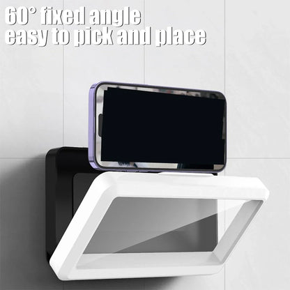 Waterproof Shower Phone Holder Case – 360° Rotation, Anti-Fog, Wall Mount, Touch Screen Compatible for iPhone, Samsung, Xiaomi, Universal 6.8-Inch