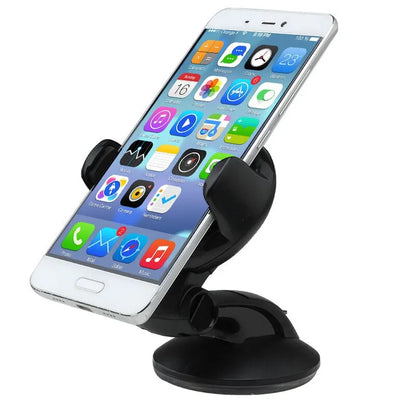 Universal Car Phone Holder – Windshield & Dashboard Mount | Adjustable Cell Phone Stand for All Smartphones