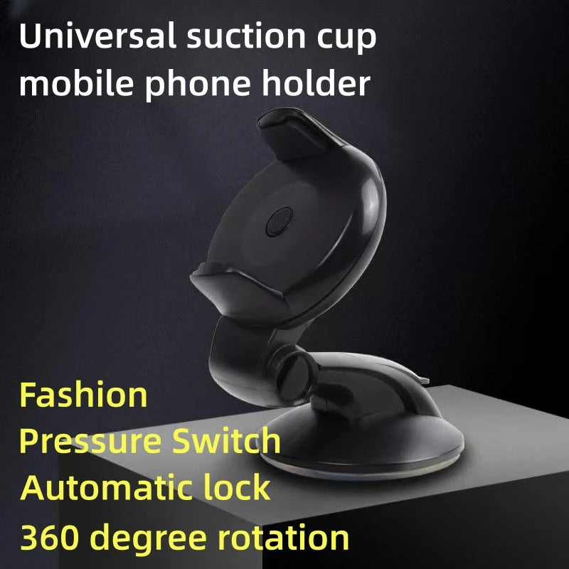 Universal Car Phone Holder – Windshield & Dashboard Mount | Adjustable Cell Phone Stand for All Smartphones