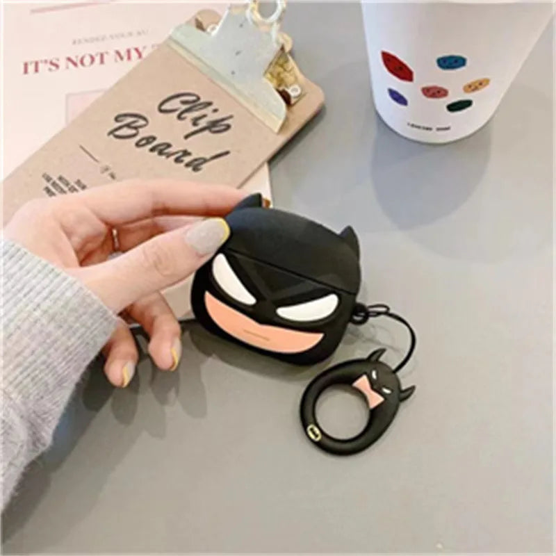 Cute Cartoon AirPods Case – Spongebob, Nintendo, Xbox & Batman | Silicone Protective Cover for AirPods 1/2/3/Pro/Pro 2